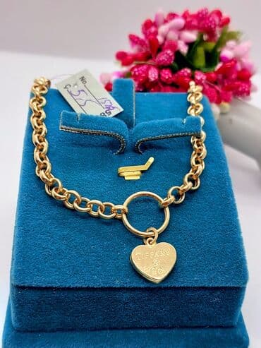 qaş sabitləyici: Boyunbağı, Pandora, Sarı qızıl, 585 Əyar, 551 g — 1