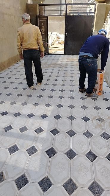 demir seyf qapi: Tamet (bardür və səki daşı) döşəmə xidməti - Həyətyanı sahə, qaraj — 5