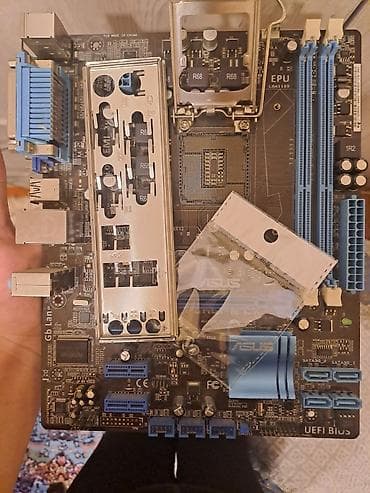 Комплектующие для ПК и ноутбуков: Məhsul: Ana plata + videokart komplekti Ana plata: - ASUS LGA1155 — 4