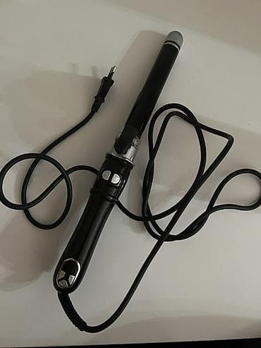 Elektronika: Braun saç burqası (buruq maşası) - Rəng: qara, gümüşü detallar - — 1