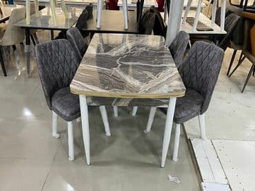 stulların satışı: Möhtəşəm ✨✨ Kuxna üçün stol stul dəsti 4 stul 1 açılan masa✨ Masa — 3