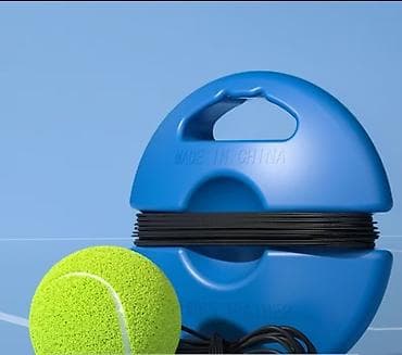 dəmir pullar: Tennis Məşq Qurğusu – öz-özünə qayıdan top ilə solo məşq üçün — 5