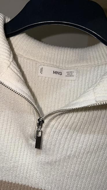 mango bluze: Sviter, Mango, S, rəng - Bej — 2