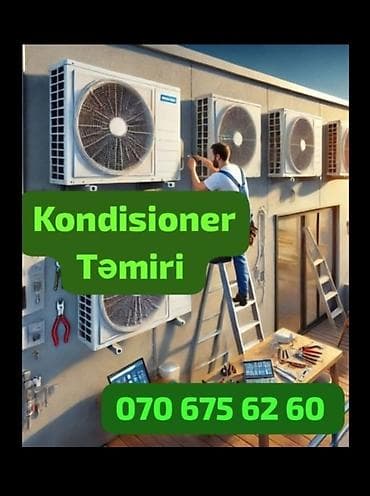 Kondisionerlərin təmiri sökülməsi yuyulması, qaz vurulması boruların — 1