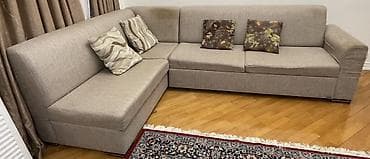 amerkanka divan: Угловой диван, Б/у, Раскладной, Без подьемного механизма, Ткань, Нет доставки — 2