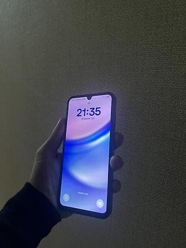 note 10 s: Samsung Galaxy A15, rəng - Boz, Barmaq izi — 2