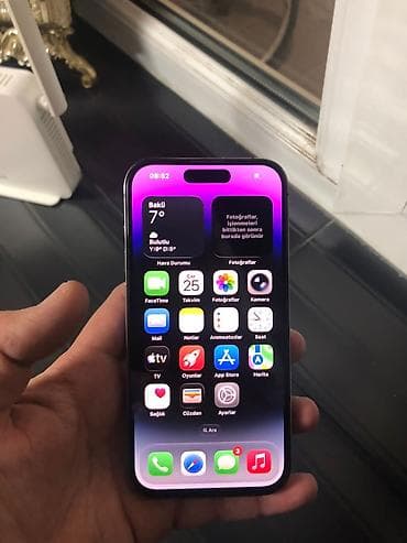 iphone 7 sumqayıt: IPhone 14 Pro, 128 GB, Deep Purple, Face ID — 2