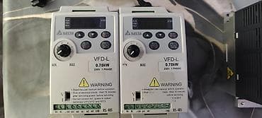 2107 panel: Sənaye tipli tezlik çeviriciləri (VFD) dəsti - Delta Electronics — 2