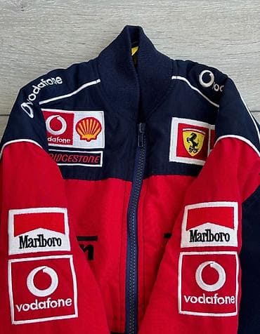 kiton kurtka: Vintage Ferrari Formula 1 Marlboro Vodafone Michael Schumacher Jacket — 5