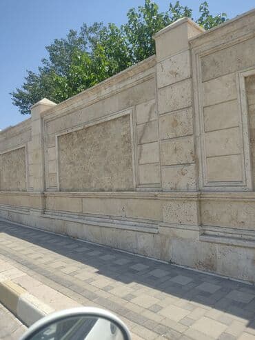 travertin: Travertin tebii das antibakterial fasad heyet üçün döseme pilleken — 7