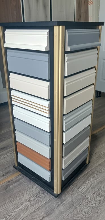 Stend vitrinləri: Mdf plintus istənilən ölçüdə və qalınlıqda istehsal edirik — 1