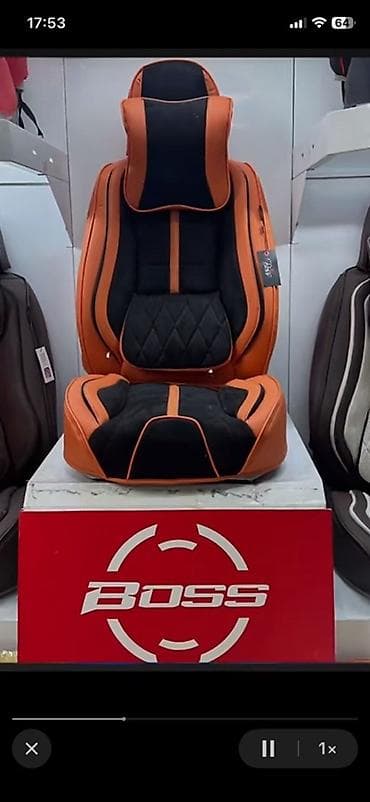 Nəqliyyat: Avtomobil oturacağı üçün “BOSS” universal üzlüklər və ortopedik — 1