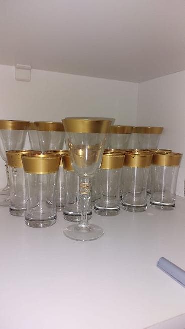 biskvit qablari: Rəng - Qızılı, Şüşə — 3