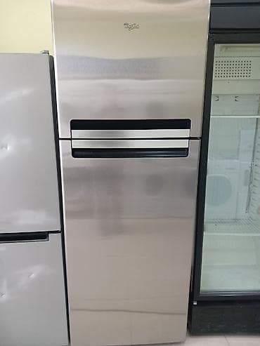 ev xaladeniki: 2 двери Whirlpool Холодильник Продажа, цвет - Серый, С колесиками — 1