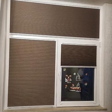 Часы для дома: Plyonka pərdələr (plisse) – pəncərə çərçivəsinə inteqrasiya olunan — 1