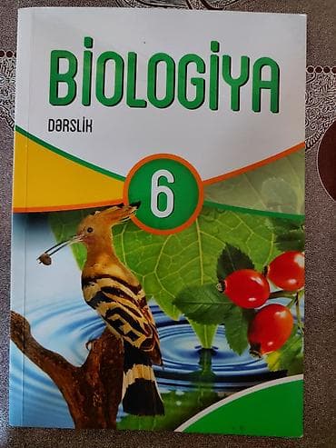 Kitablar və jurnallar: Məhsul: “Biologiya – 6” dərsliyi Təsvir: - 6-cı sinif üçün nəzərdə — 1