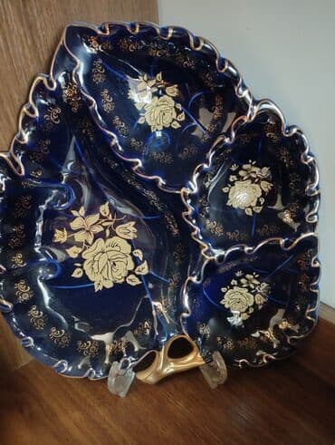 çərəz qablari: Tort və şiriniyyat qabı, rəng - Göy — 1