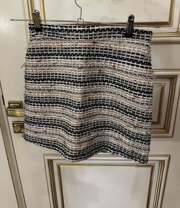 Аксессуары: Tweed mini ətək - Material: qalın teksturlu tweed parça - Rənglər — 2