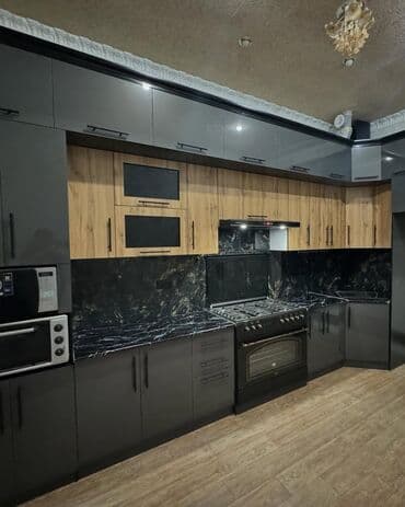 taxta pəncərə: Sifarişlə mətbəx dəsti, Özü çəkən petlələr, Kredit yoxdur, Pulsuz çatdırılma — 3