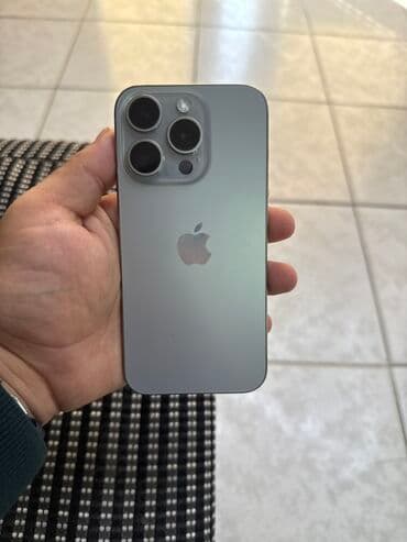 i̇şıqlandırma: IPhone 15 Pro, 128 GB, Natural Titanium, Face ID — 2