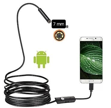 avtomobil kamera: Android üçün USB endoskop kamera - Çapı: 7 mm mm nazik kamera başlığı — 1