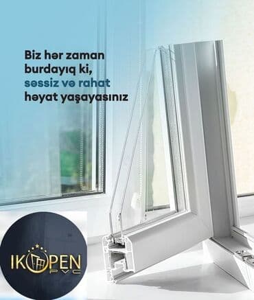 işlənmiş plastik qapı pəncərə satılır: Evinizdən çıxmadan tək birzəngə pəncərə,qapıcam balkonnarın təmiri — 2