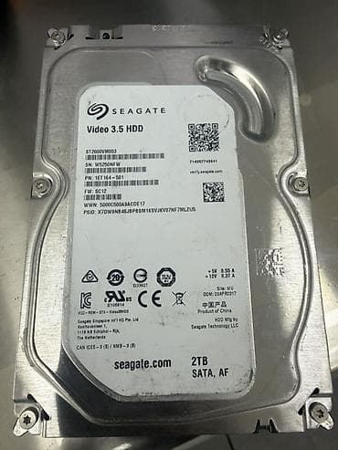 80 gb hard disk: Sərt disk (HDD) Seagate, 2 TB, 3.5" — 1