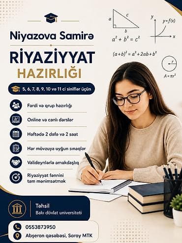 Repetitor, Riyaziyyat, İmtahanlara hazırlıq