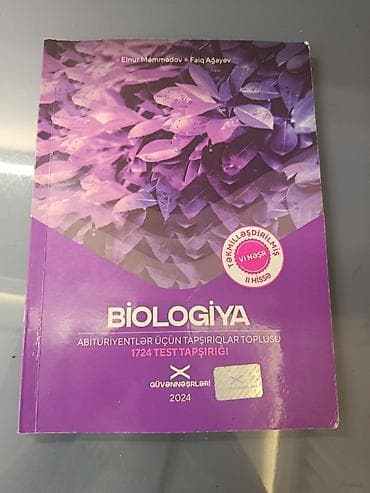 биология банк тестов ответы: Məhsul: Biologiya – Abituriyentlər üçün tapşırıqlar toplusu (II hissə — 1