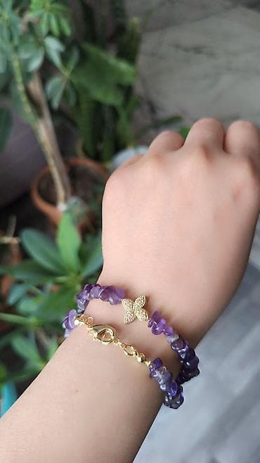 muncuq satisi instagram: Təbii daslardan hazirlanmisdir.💜💙🤎💚❤️ — 5