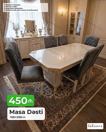Məhsul: Klassik üslubda Masa Dəsti Ölçü: 100×200 sm Mexanizm lalafo.az -da Məhsul: Klassik üslubda Masa Dəsti Ölçü: 100×200 sm Mexanizm