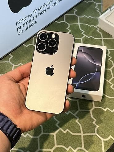 IPhone 16 Pro, 128 GB, Black Titanium, Face ID