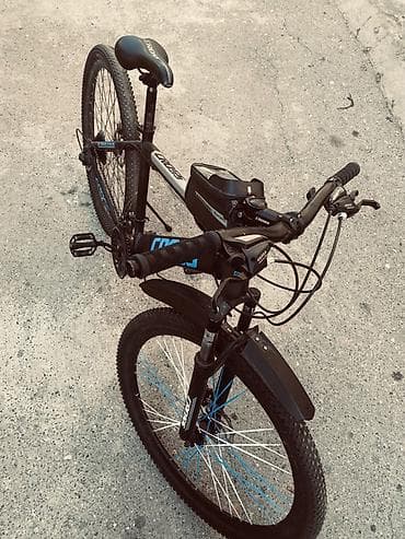 Velosipedlər: CROSS dağ velosipedi - Güclü alüminium tipli çərçivə, qara rəngli — 1