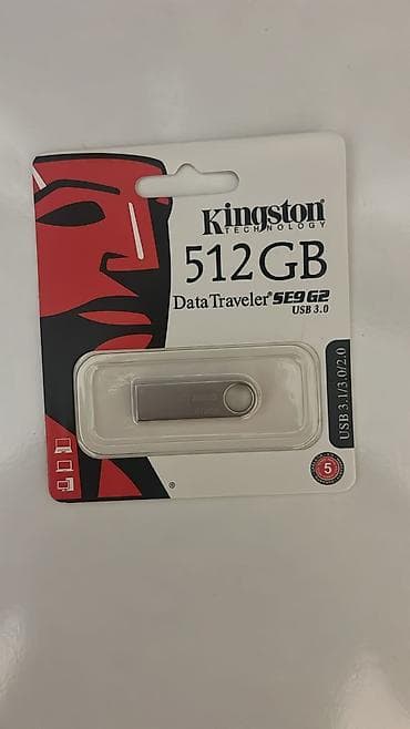sd kartlar: Flash kart Kingston, 512 GB, USB 3.0 — 1