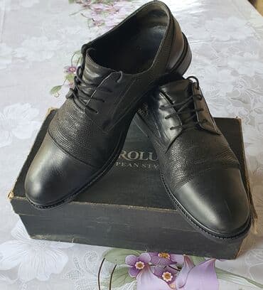 b class makasin: Klassik kişi ayaqqabisi Turkiye istehsalidi. Istifade edilmediyi üçün — 3