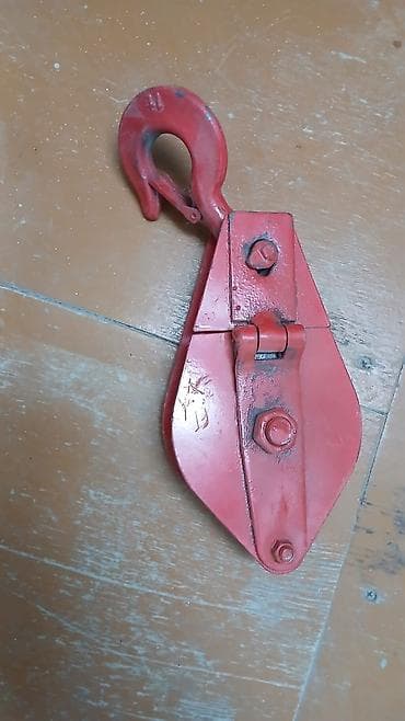 Оборудование для производства: Yük qaldırma üçün təkərli blok (qarmaqlı makara) - Metal — 1