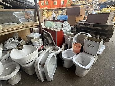 İşlənmiş, Unitaz, Monoblok, Kredit yoxdur, Zəmanətsiz, Ödənişli çatdırılma, Ünvandan götürmə — 2