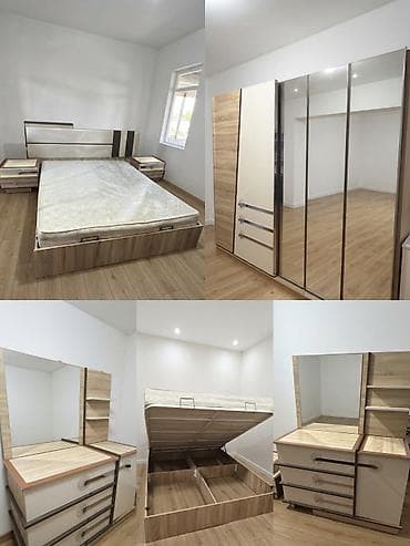 Ev üçün mebel: İkinəfərlik çarpayı, Dolab, Tumba, Termo, İşlənmiş — 1