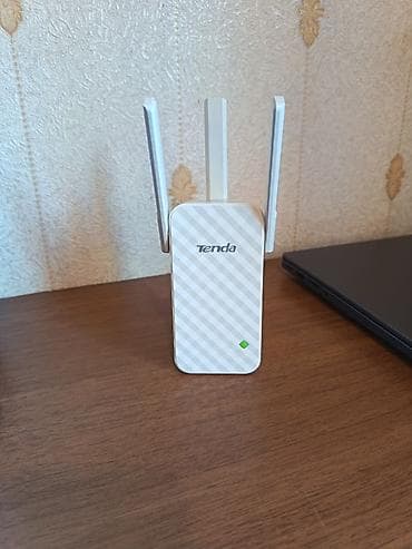 yeni modem: Wifi gücləndirici Tenda A12 Tenda brendi repeater 3 antenalı 300 Mbps — 1