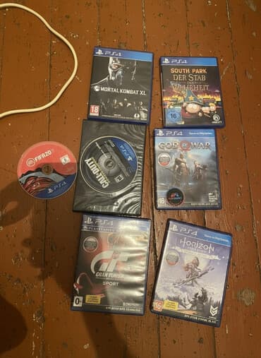 ps3 konsol: PS4 oyun diskləri və qutulu versiyalar toplusu barter Dəstdə olanlar — 1