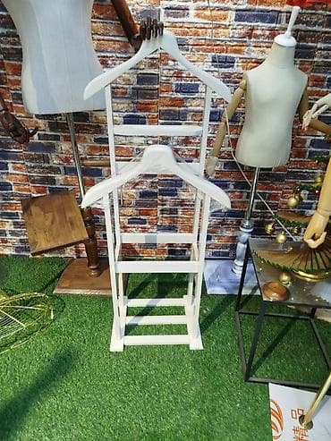 dolap ofis: Metaldan şaquli paltar asılqanları - Material: möhkəm metal gövdə və — 6