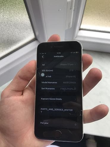 IPhone SE, 64 GB, Qara, Barmaq izi — 3