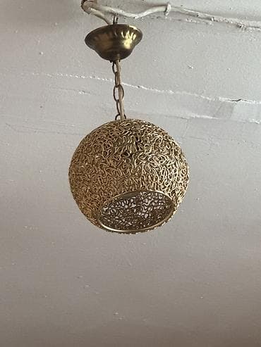 dekor lampa: Çılçıraq, 5 lampa, Metal — 2