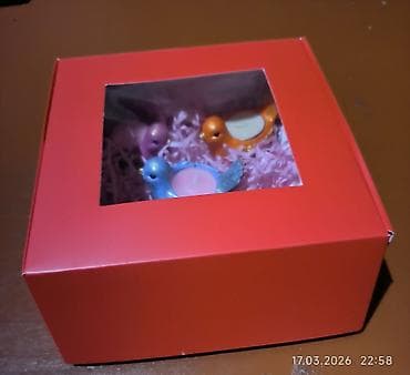 Картины и портреты: Dekorativ şam dəsti – “Quş” fiqurlu tealight şamqabıları Məhsul — 1