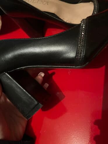 Tuflilər, Ölçü: 35, rəng - Qara, İşlənmiş — 2