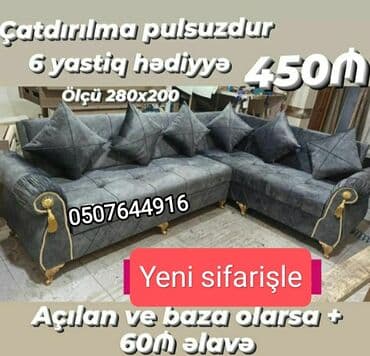 divan kravat: Künc divan, Yeni, Açılan, Bazalı, Parça, Şəhərdaxili pulsuz çatdırılma — 7