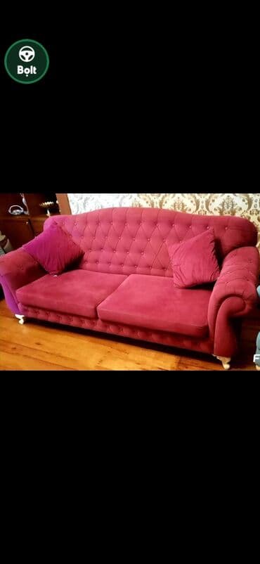 купить недорогой диван: Диван, Нераскладной, Без подьемного механизма, Велюровая ткань, Нет доставки — 1