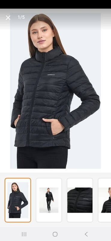 Qadın geyimləri: Lumberjack qadın puffer gödəkçə - Ölçü: S (raz teze) - Rəng: qara — 1