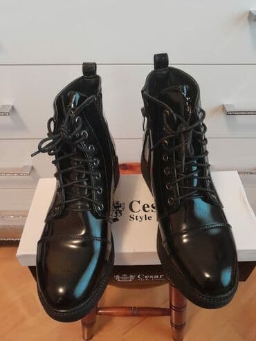 женские бот: Размер: 40, цвет - Черный, Новый — 1