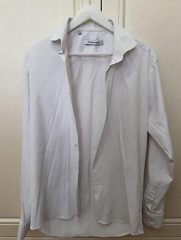 Рубашки: Мужская рубашка, L, цвет - Белый — 1